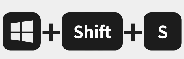 윈도우 + Shift + S